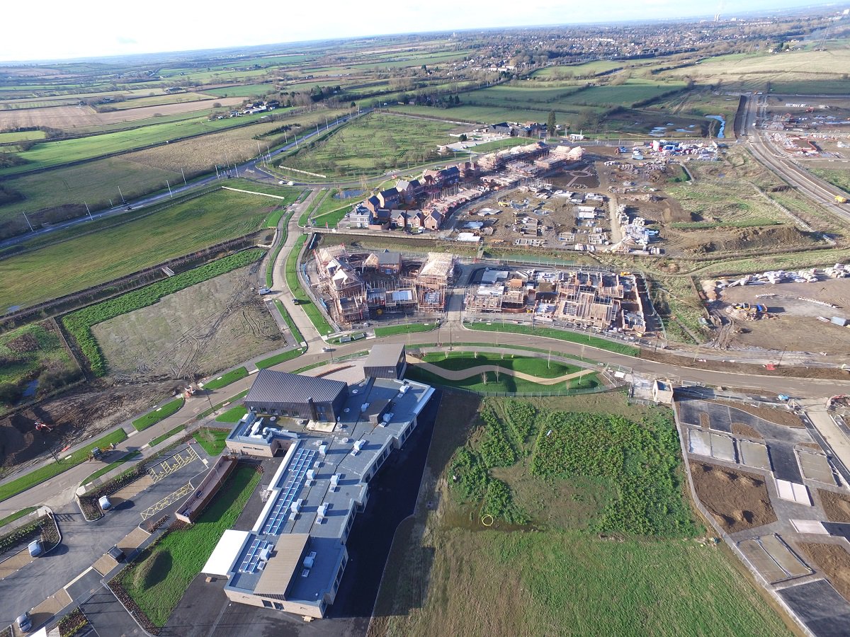 StGabrielsAc's tweet photo. Can you see us? A bird's eye perspective of St Gabriel's CofE! https://t.co/JCDevqyzol