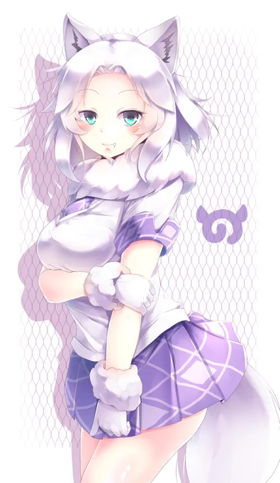 ツンドラオオカミのツンコちゃん #けものフレンズ 