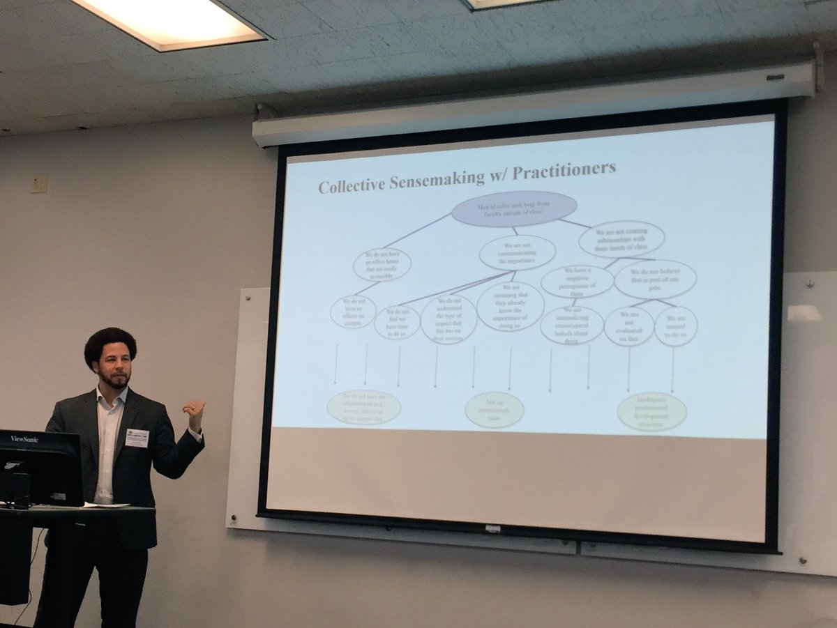 drdavidperezii's tweet photo. Appreciate @DrLukeWood’s talk on “Crafting a Responsible #Research Agenda Around #BMoC” during @ProjectMALES Symposium for Faculty & Research Affiliates. Thanks for supporting this initiative #GreaterTexasFoundation, #EqualMeasure, @riseBMoC, & @UT_DDCE. #PMAffiliateSymposium https://t.co/NHc6LnpsD8