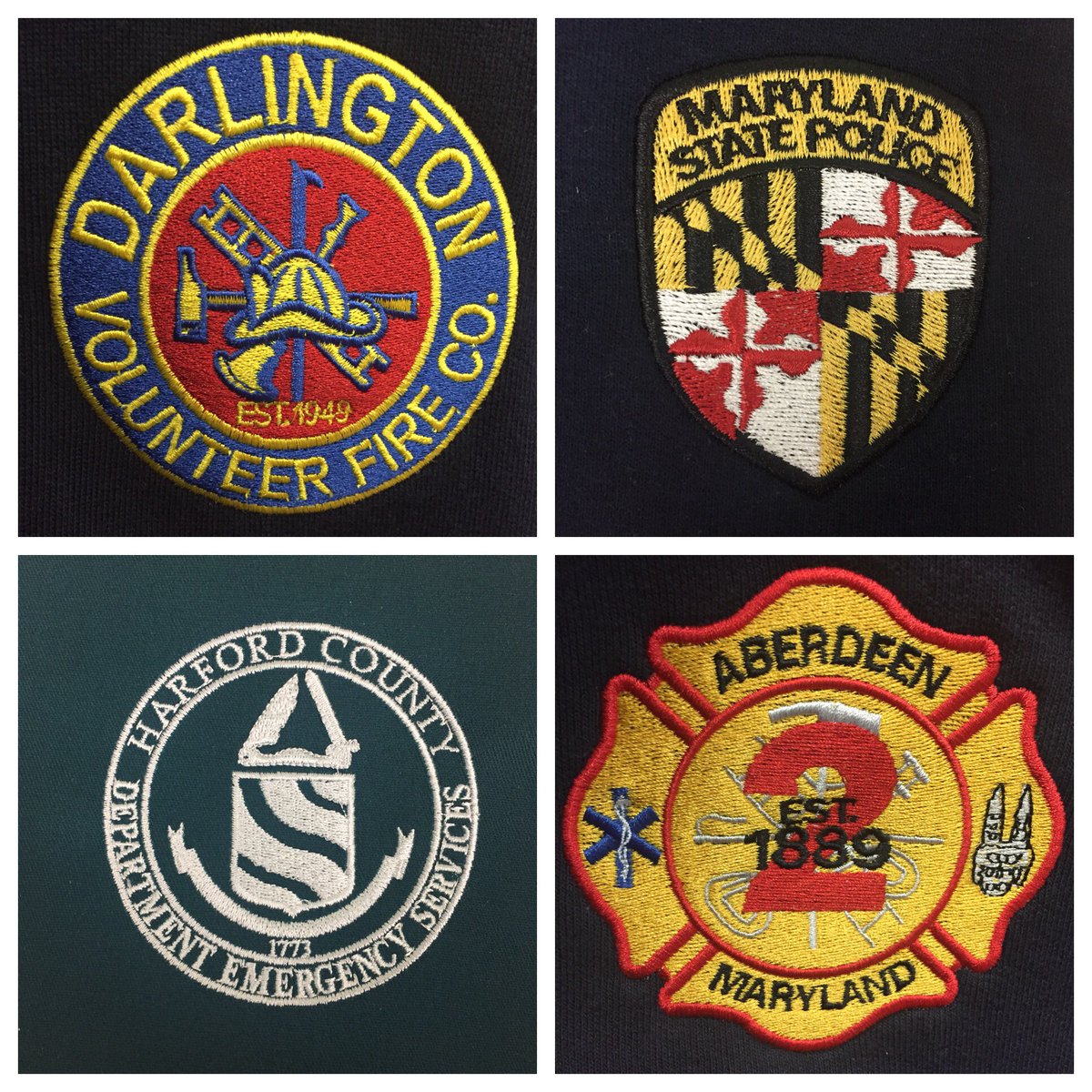 PPMofMD's tweet photo. We do all kinds of patches! #FirstResponders #PPM #embellishment #uniforms #CPR https://t.co/y41WOW3aIa
