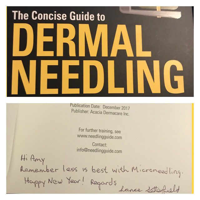 almedicalwell's tweet photo. Loving what the post man just delivered - but loving more the personal message from the author @MicroneedlingEd #microneedling #dermaroller #dermapen #skinmed #skin #skinrejuvination #learning #knowledge #continues #neverstops https://t.co/GVRIoavl8V