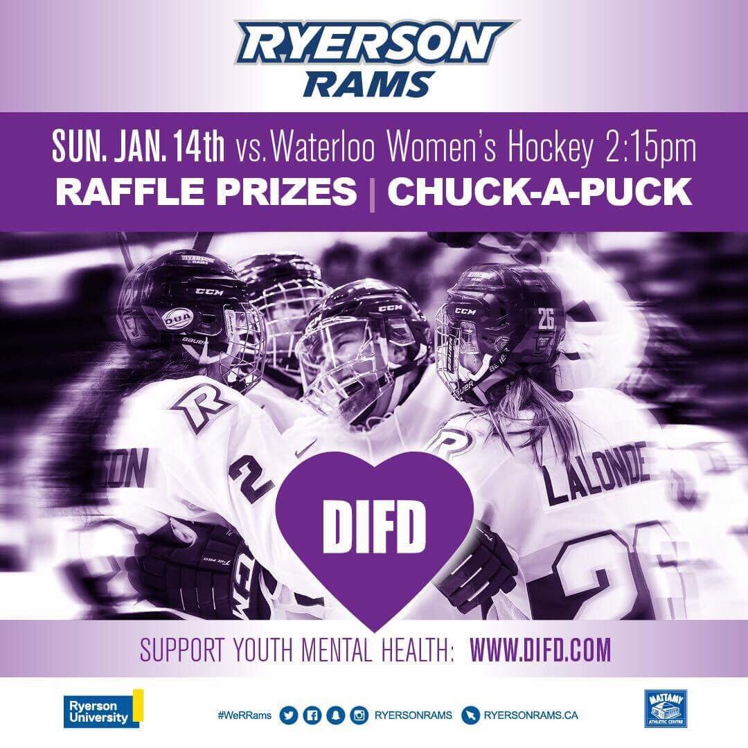 tmuboldwhky's tweet photo. Join us this Sunday for our 4th annual @difdroyal game as we continue to inspire conversations and support youth mental health! There will be raffles, chuck-a-puck &amp; activities for all ages. Email ryersonwhkydifd@gmail.com to reserve your free tickets 💜 https://t.co/yG5lRlMzpy