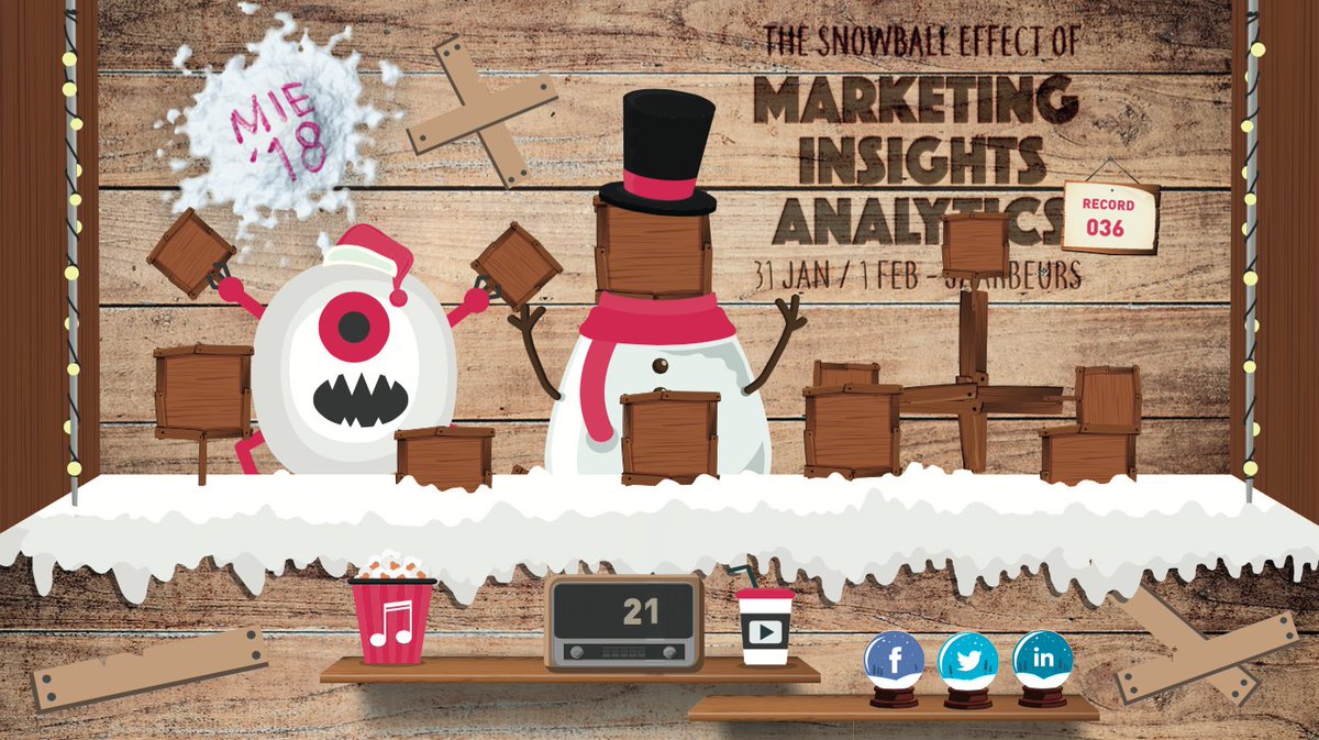 Doe nu mee met de Snowball Shoot Out en bekogel je collega’s met sneeuwballen! Diegene met de hoogste score wint 2 MIE dagkaarten (dag naar keuze, uitslag 29 januari). mie18.countercreatives.nl #MIE18