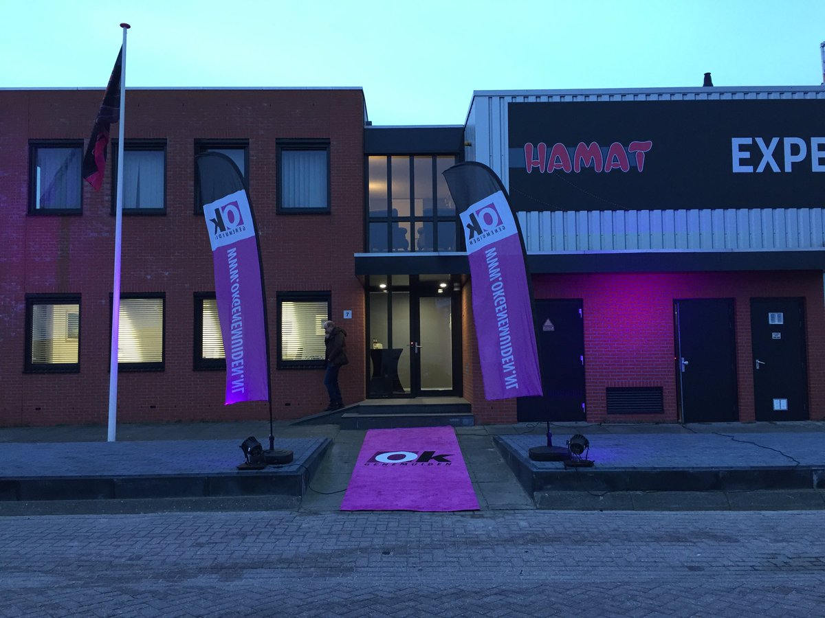 Wij zijn er klaar voor! Tot straks op de nieuwjaarsreceptie van OK Genemuiden bij Hamat!