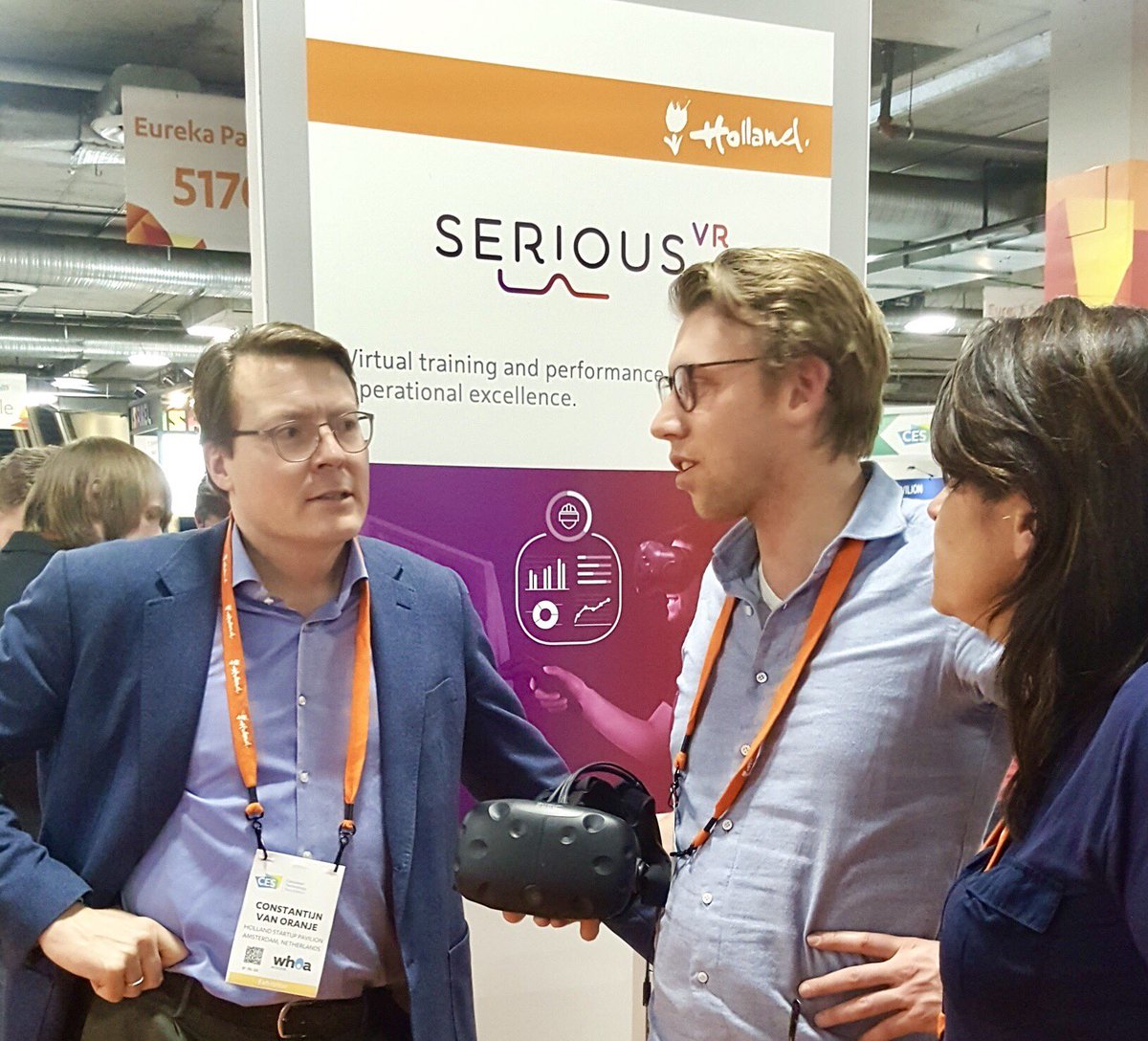 Just finished building up our <a href="/Serious_VR/">Serious VR</a> booth with <a href="/StartupDelta/">TLSUD</a> at the #CES2018

It will be an amazing week!