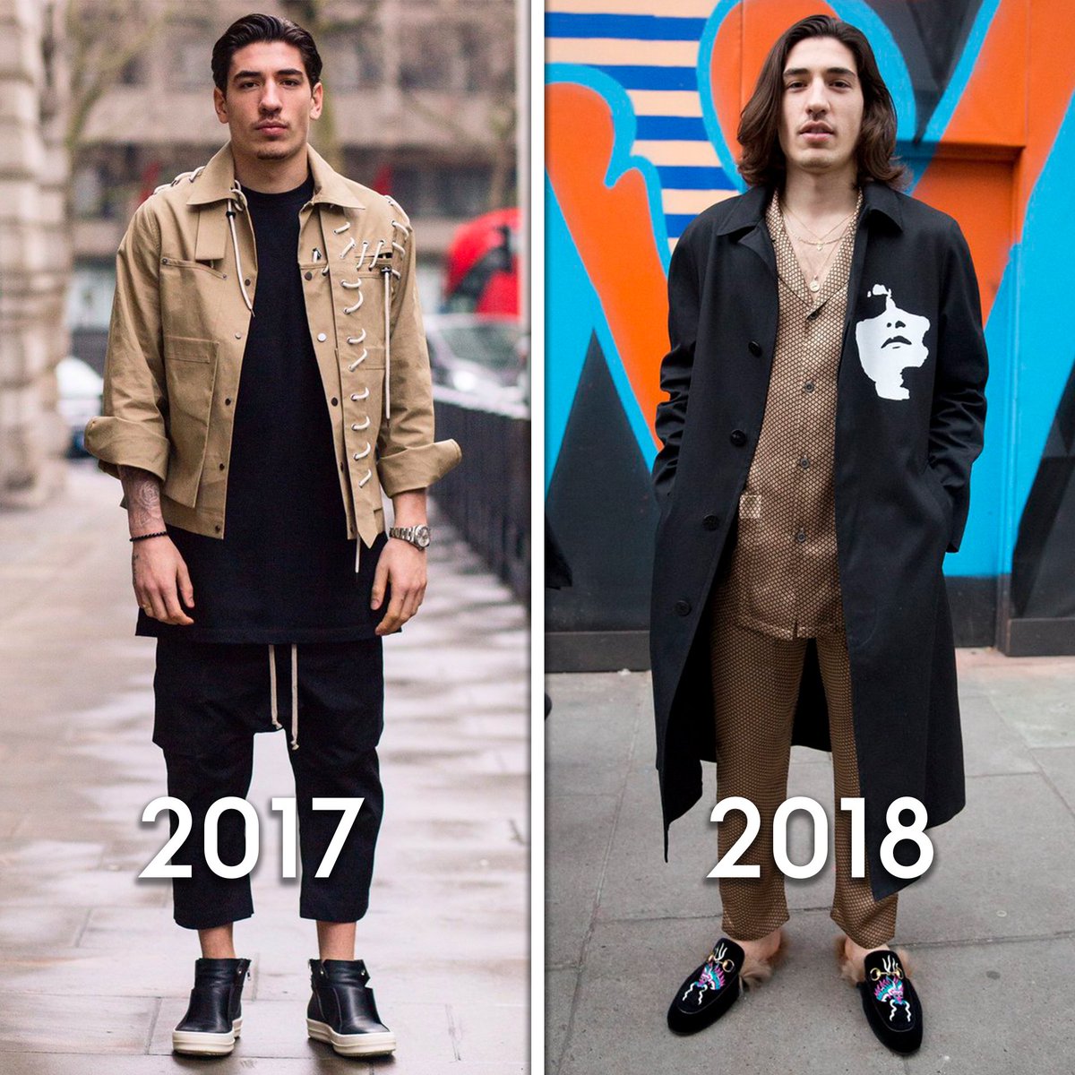 Soccer AM on X: Has Hector Bellerin's fashion improved since