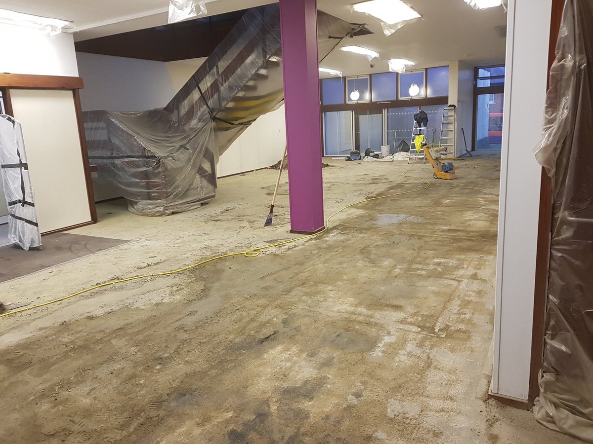 Absolutely floorless work today! #HitLibRefurb #hitchin #library #refurb #librarylife