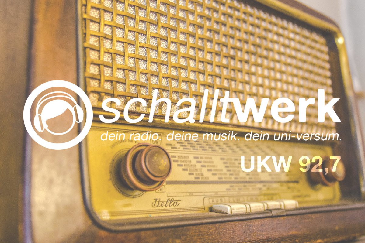 Nicht verpassen! Neue Sendung heute Abend :) 
Wo? UKW 92.7 oder Stream auf schalltwerk.org 
Wann? Jeden Dienstag ab 18 Uhr
Bis dann! <3 <3