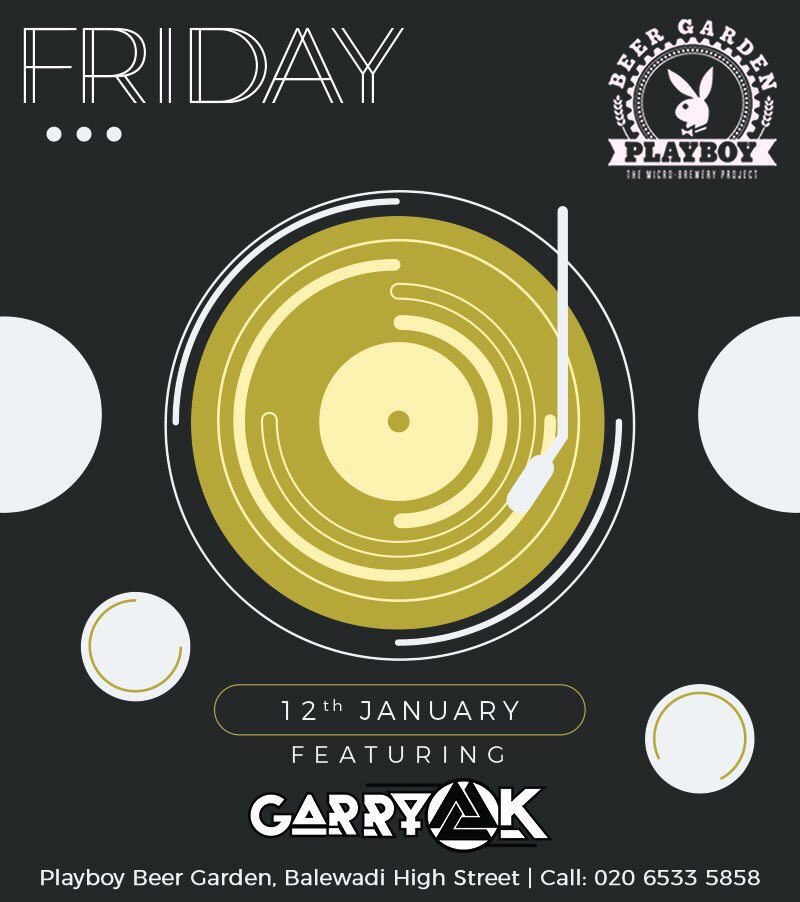 pbbeergarden's tweet photo. Get ready for some fun, frolic &amp; dance this #FridayNight at the Playboy Beer Garden Pune. We bring you *DJ Garry* who is ready to turn your night sassy with his electrifying tunes. Book your tables now!🥂💃👯‍♀️🤗
#FridayNight #PlayboyBeergardenPune #PlayboyBeergarden #Playboy https://t.co/TvQO4L8y0s
