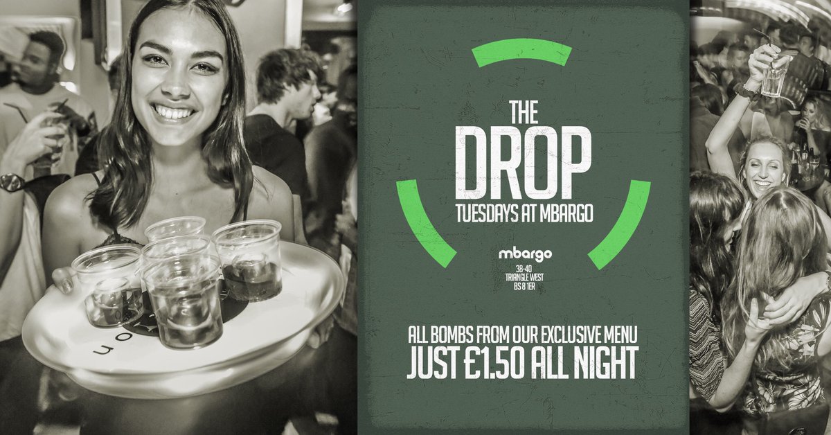 £1.50 all Night Long ! #welcometothedrop