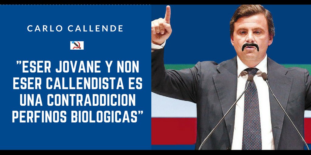 CarloCallende's tweet photo. Dalla pagina Carlo Callende News, las primera cardes #callendista.
#callendismo #card https://t.co/hSj2mGf7MI
