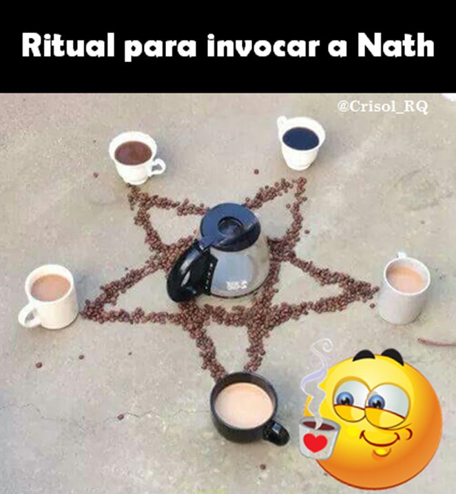 Crisol_RQ's tweet photo. Con suficiente café nada es imposible... 😉🙌❤️
#TeExtrañamosNath 🙁😢❤️ @NataliaJimenez #CaféPorDios ☕☕☕☕ ¿Donde estas Guapa? #TeAmoNath 😘 #NathArmy https://t.co/3mmX0LEx3Q