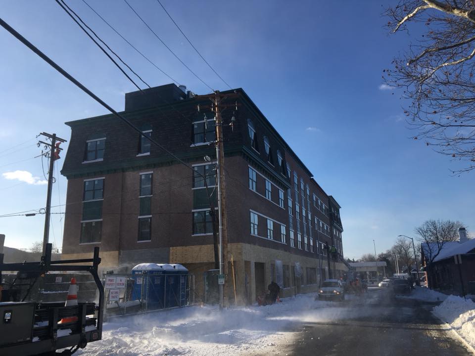 NBwindowandDoor's tweet photo. How about a large apartment building in Beacon!! Love the way this is turning out. We are delivering the final phase of windows next week. Yes it’s cold. But we still work!! #nbwindow https://t.co/fEXSdcCZ9T