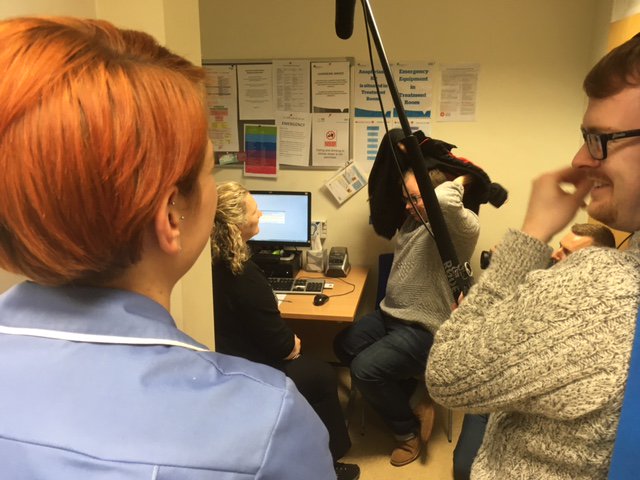 OneMedGroup's tweet photo. Behind the scenes filming @ Shakespeare Medical Centre with @nhsleeds and @GottaBeUK.  #StayWellThisWinter #antibioticguardian https://t.co/EHFh28CCUO