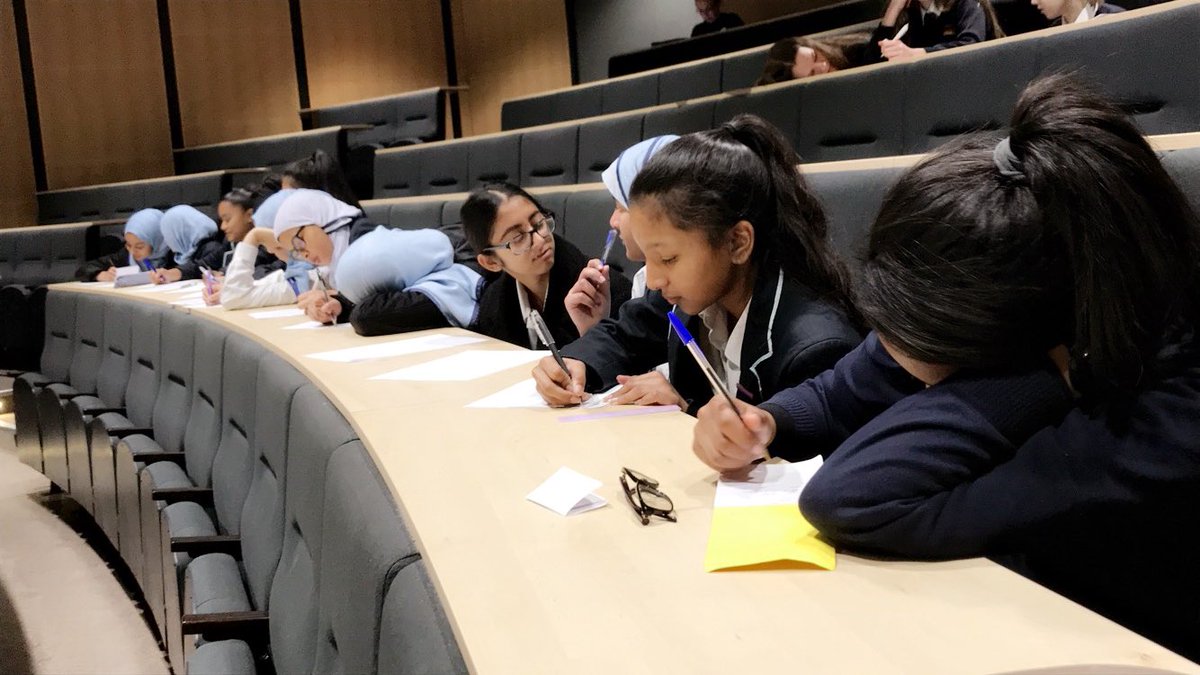 MrRahmanMaths's tweet photo. An enthralled selection of year 9 SB students getting stuck into the “It All Adds Up” mathematics event @UniofOxford @SBonnellSchool @sbpedagogy @SB_maths https://t.co/1ArMUKubI2