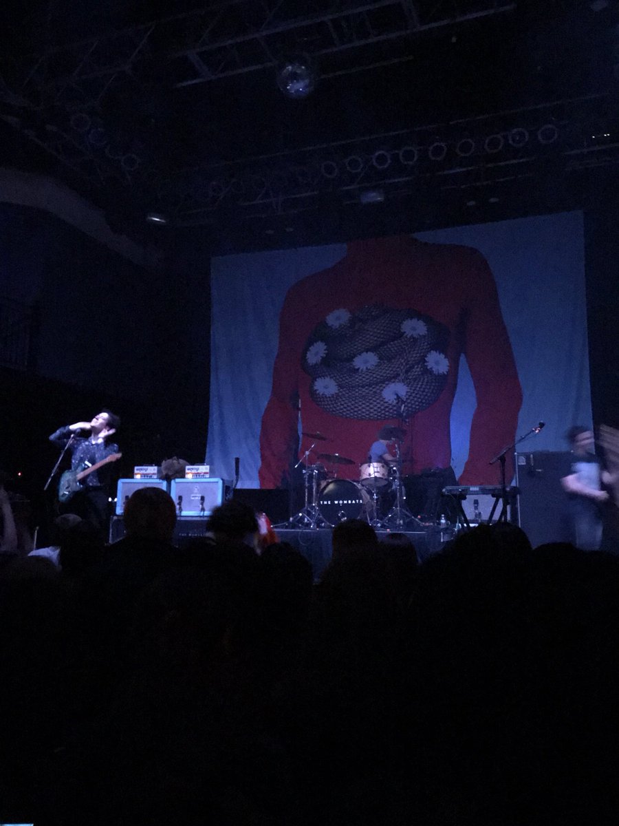 MCHuBB93's tweet photo. What an amazing show last night !!! @thewombats https://t.co/7K3gPC63k3