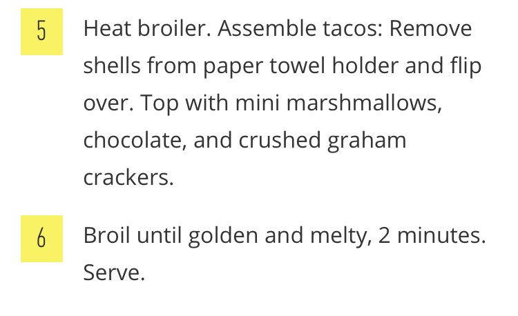 PlatesClean's tweet photo. Are you guys ready for the greatest #dessert today? OK here you go s’mores tacos perfect for kids and adults and for this cold weather too enjoy it #delish https://t.co/yrulnGbDud