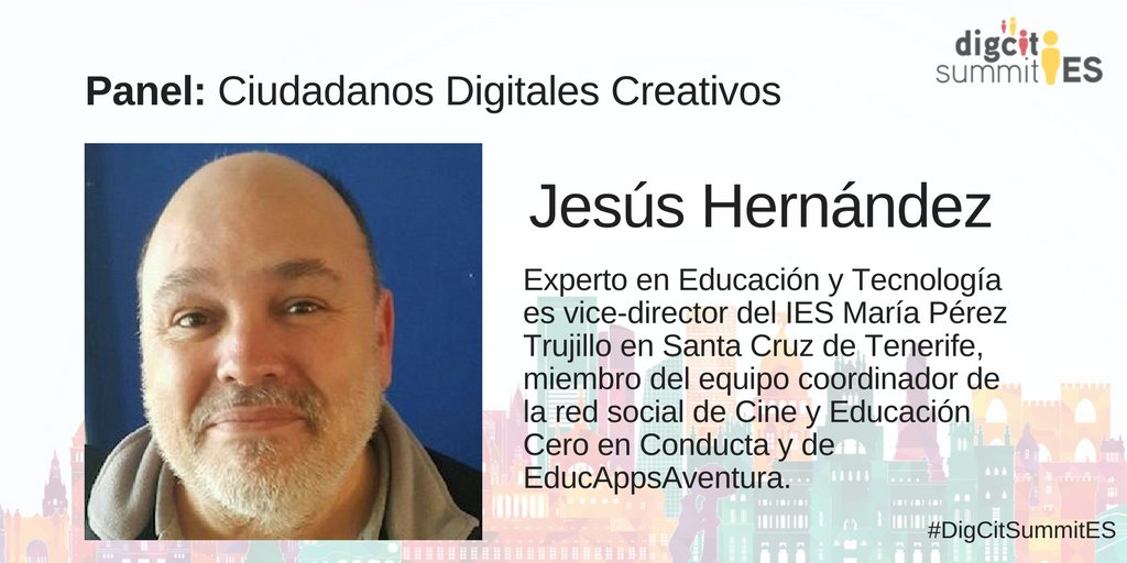 DigCitSummitES's tweet photo. .@jhergony, creador del blog Crea y aprende con Laura, experto en #educación y #tecnología, participará en el panel Ciudadanos Digitales Creativos el 20/01 en #DigCitSummitES: https://t.co/lCZL9tl0DZ https://t.co/kMd9hiOBqC
