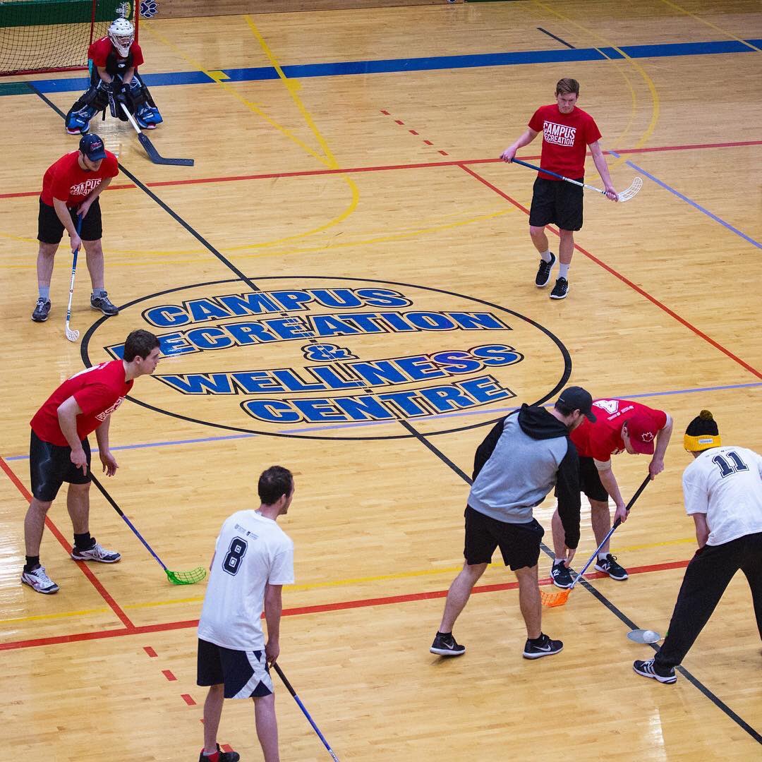 Intramural game at Ontario Tech university