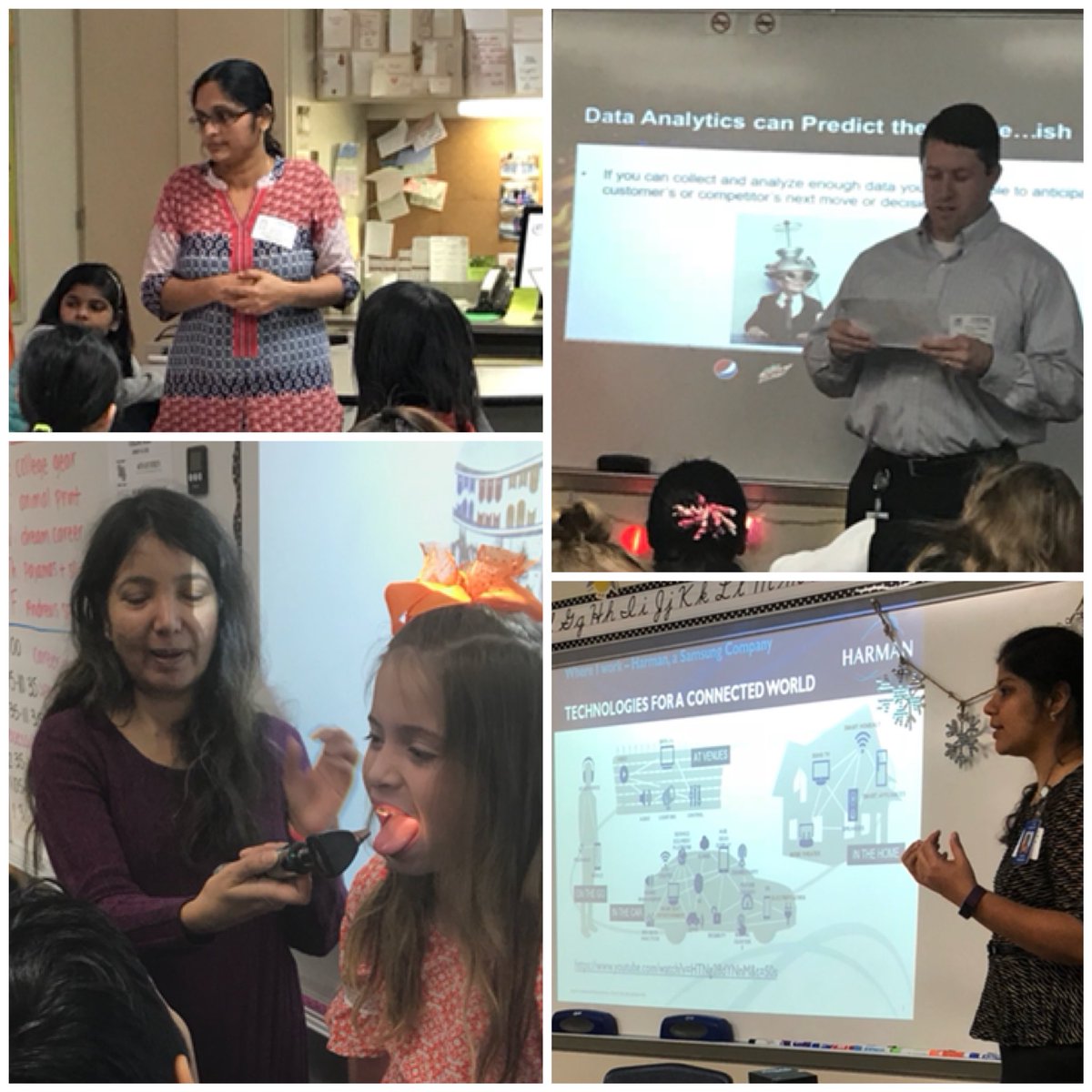AndrewsFourth's tweet photo. We heard about some spectacular careers this morning!  Special thanks to our parent volunteers for coming to visit. #collegeweek https://t.co/ntnlh6HjOv