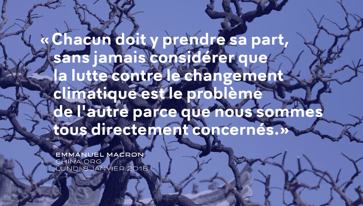 EmmanuelMacron's tweet photo. Le rôle de la Chine dans la lutte contre le changement climatique est essentiel.
Retrouvez l'intégralité de l'interview : https://t.co/fsNUAusnCW https://t.co/eAIuqj0vdz