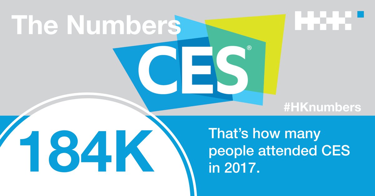 HKStrategies's tweet photo. Nearly 200,000 tech-lovers attended CES last year, and this year is predicted to be even bigger. Weโre thrilled to be part of the action: https://t.co/Vl84uEvLwS ๐ก #HKNumbers #HKCES #CES2018 https://t.co/iY6PYJ8yHJ