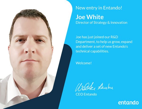 entando's tweet photo. New Year, New Entry! Dear Joe...welcome to Entando! #lifeatentando #modernapplications #hiring #engineeringteam https://t.co/xQncoH35DS
