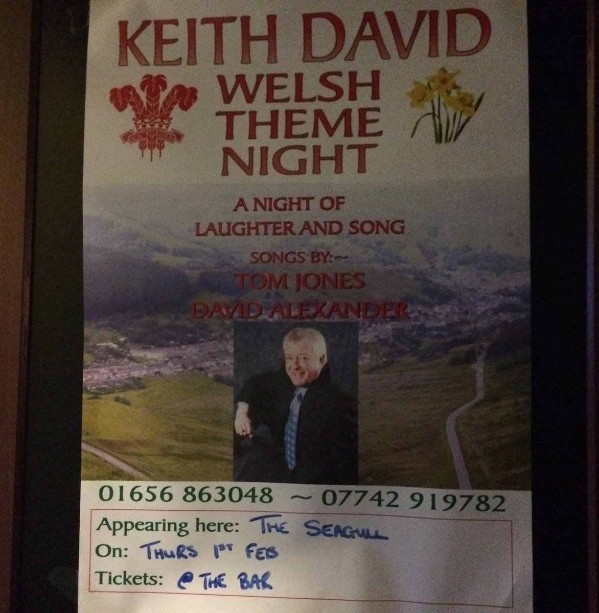 Our very first #ComedyNight with the fantastic Keith David! Join us on Thursday 1st Feb for what’s going to be an amazing evening 😂🤣😂🤣 #WelshComedy