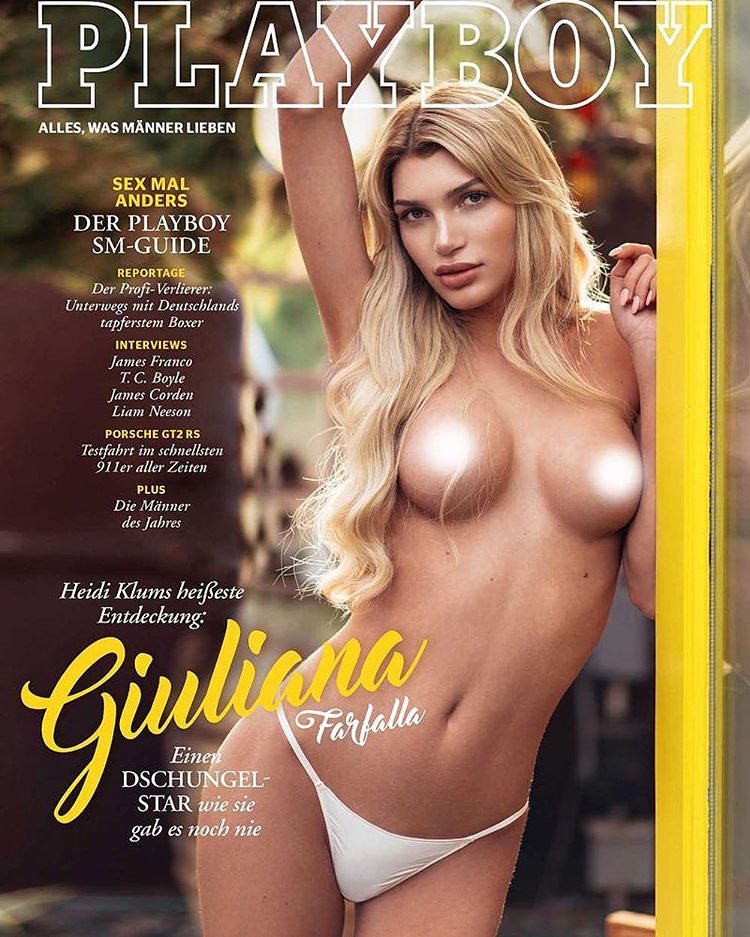 “●TRANS MODEL ON THE COVER OF GERMAN PLAYBOY Her name is Giuliana Farfalla....