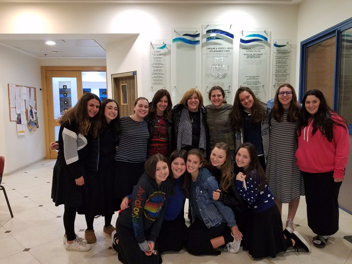 Mrs Spirn and Mrs Ralbag visit SKA  grads at Tiferet in Ramat Beit Shemesh
