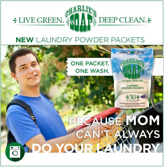 charliesoap3's tweet photo. #College break is over - and so is your free #laundry service. Make sure you go #backtoschool with plenty of #Charlie's #PowderPackets! https://t.co/NR94eGThkV https://t.co/cWLvwVe6FJ