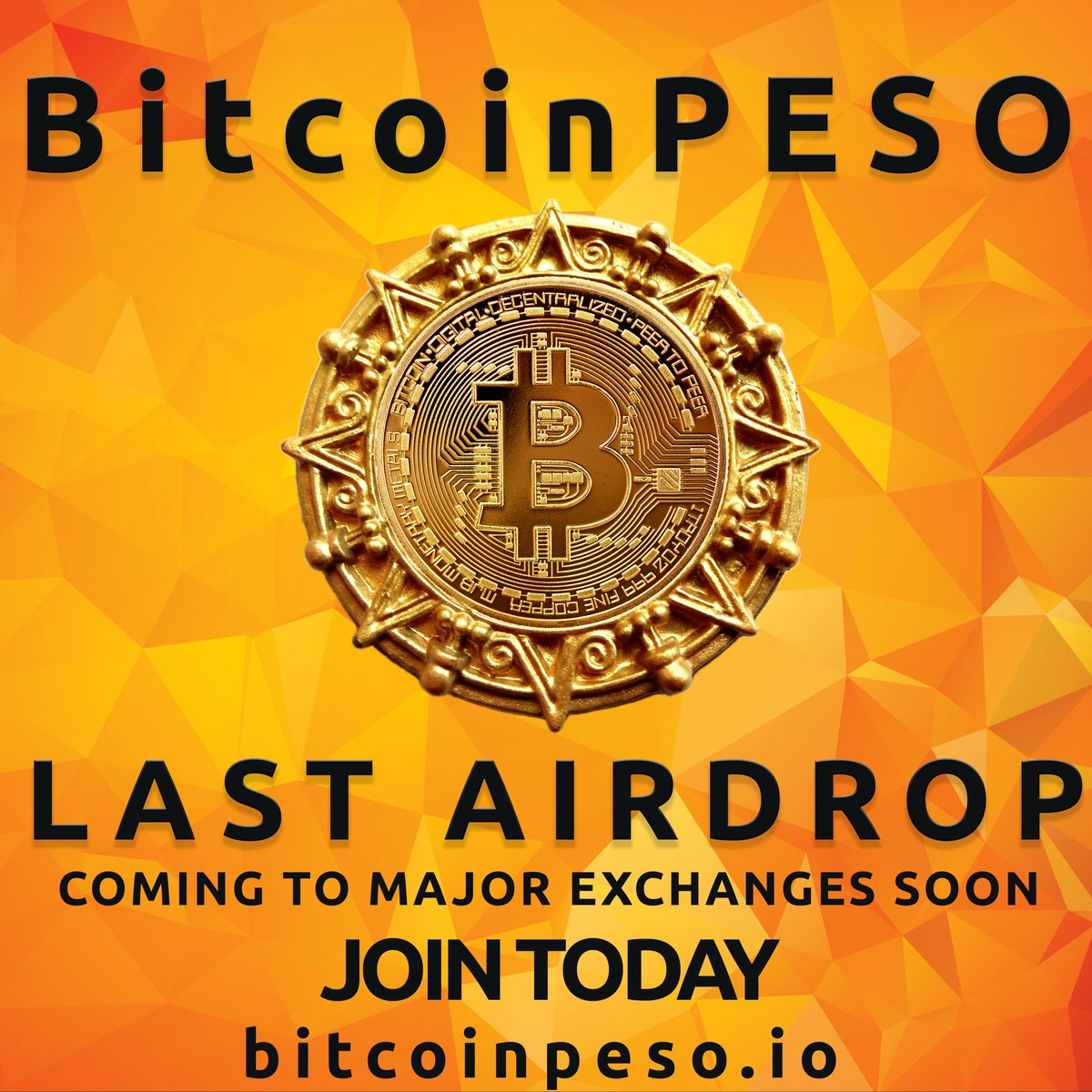 denluw's tweet photo. 🚨Airdrop 2.0 underway!🚨 Join the BitcoinPeso Community Now!!!
https://t.co/pfQakDdFAo … …
#BPESO #bitcoinpeso #airdrop #bounty #latinamerica #peso #cryptocurrency #bitcoin #ERC20 #ethereum https://t.co/BCUEwlUn1f