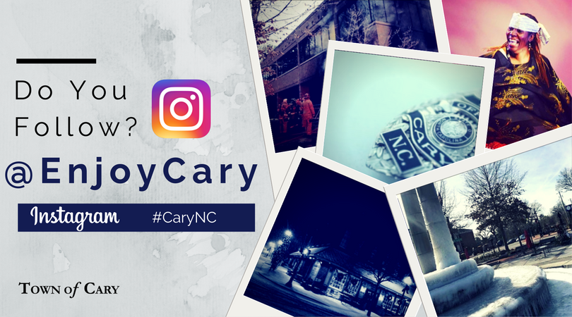 caryncgov's tweet photo. Did you know the Town of Cary is on Instagram? Follow @EnjoyCary for a more behind the scenes look at what makes this such a great place to live, play, eat and work! Plus, use #CaryNC to join in on the adventure. https://t.co/iVbe4UMxCN
