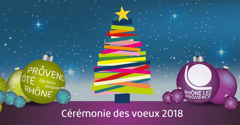 RhoneLezProvenc's tweet photo. 2018 à peine débutée, place aux vœux de l’intercommunalité ! Ce jeudi 11 janvier à 18h00, le Président de la communauté de communes, Anthony Zilio, vous accueillera à l’espace Julian, à Lapalud, pour vous souhaiter une merveilleuse année 2018 ✨ https://t.co/UUQIrrdGOV