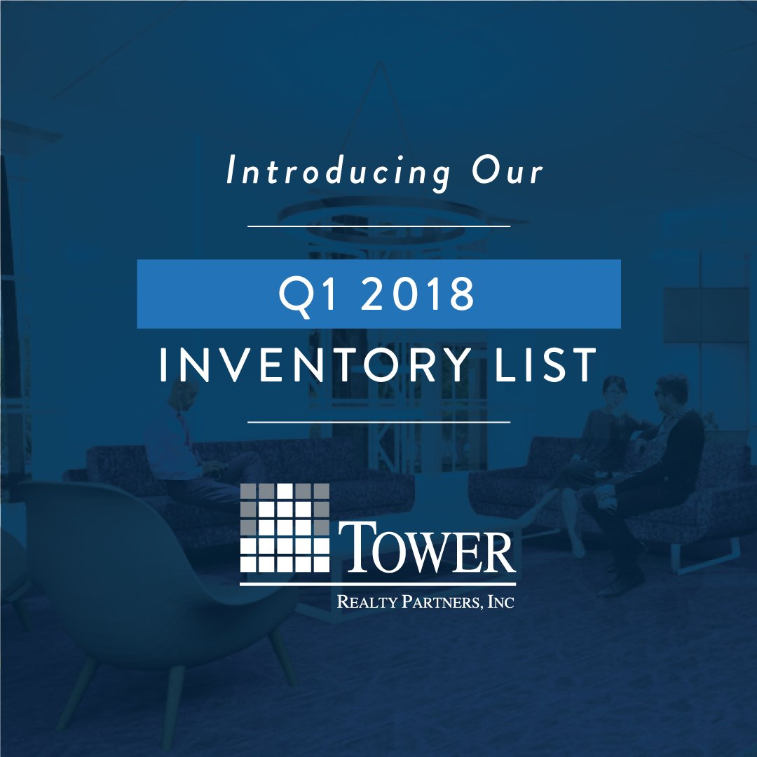 TowerCRE's tweet photo. Introducing Our Q1 2018 Inventory List 👉  https://t.co/QlxgJchkWK #CommercialRealEstate #FloridaCRE https://t.co/iccmeSWYOz