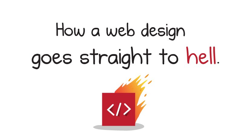 Oatmeal's tweet photo. How a web design goes straight to hell (2009)  https://t.co/Zb55E9VjFe https://t.co/8MR0uFWpBe