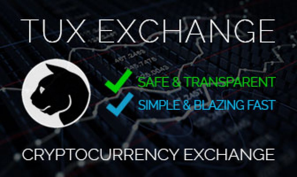 bitpython's tweet image. Looking for a simple, fast and secure place to trade #cryptocurrencies?
Try @TuxExchange!
Just Register, verify your email address and start trading!
#Bitcoin #Litecoin
#Monero #Counterparty
#Ethereum #Decred
#Zcash #Dogecoin
#Pepecash #Databits
#Syscoin
#altcoins #Blockchain