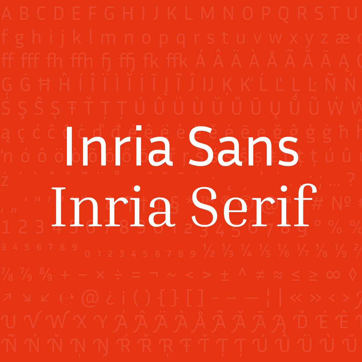 Black Foundry We Have Designed Inria S New Typeface Family Inriasans Inriaserif The Good News We Decided That Given Its Origin It Should Be Used For Free T Co 0htqred64k T Co S0o5y5vcq8