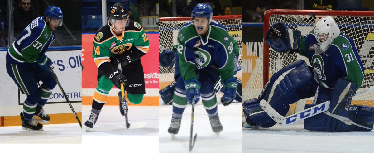 TRADE: #WHLCanes acquire Logan Barlage, Logan Flodell, Owen Blocker, Matthew Stanley, a 1st in 2020, a 3rd in 2020 and a conditional 2nd in 2021 from the <a href="/SCBroncos/">Swift Current Broncos</a> for Tanner Nagel, Giorgio Estephan and Stuart Skinner. #CaneTrain #YQL

RELEASE: bit.ly/2mdifDn