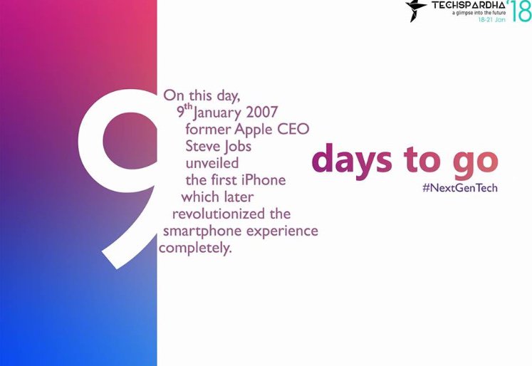 tsnitkkr's tweet photo. 9 days to go!
#ts18 https://t.co/Cyv9zEnwz3