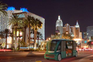 ISFMnewMobility's tweet photo. This is Milla the new Smart #Shuttle form #ISFM #CES2018 Come and see us stand CP-5 (Pavilion Automobile France) https://t.co/uOrBjCB747