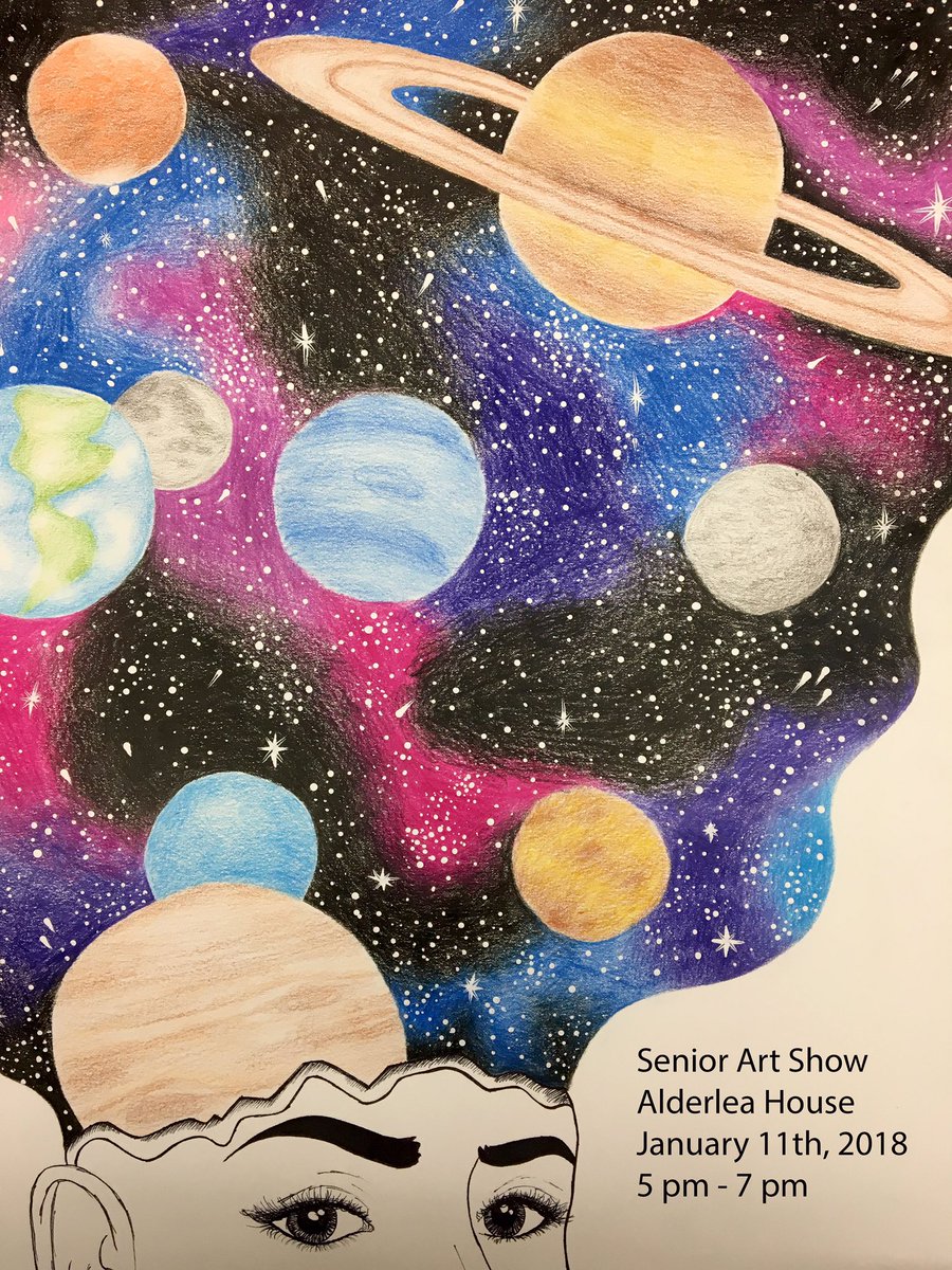 YearbookBcss's tweet image. Senior Art Show - this Thursday, January 11th from 5-7 pm.  Come support young artists!