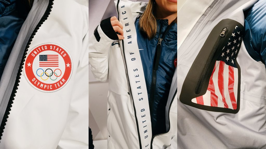 CassidyQuinn's tweet photo. If I were to medal in an Olympic sport, what would it be?? This is the outfit @teamusa will be wearing on the podium in PyeongChang. @nike just unveiled it, &amp; somehow I convinced them I was worthy to wear it for a few ses. I've never felt so cool. But GUYS WHERE'S MY MEDAL?!?? https://t.co/2ntNTYblMX