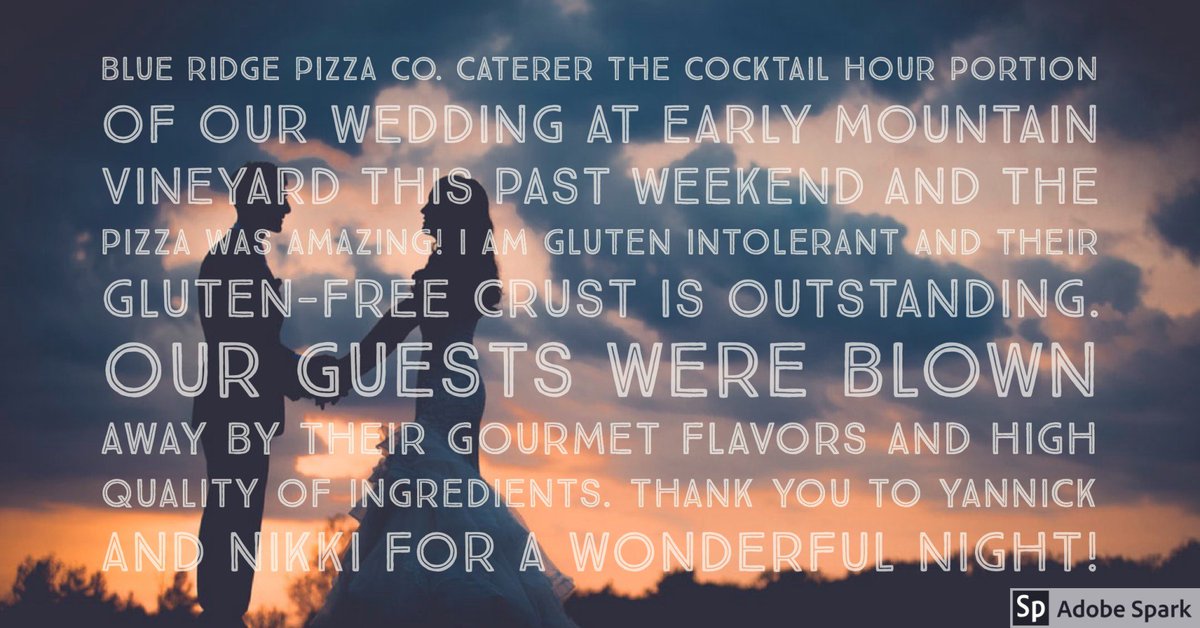 Testimonial Tuesday:  #EarlyMountainVineyard #Wedding #CocktailHour #localreview #CvilleBusinessReview #BRPCO #GoogleReview