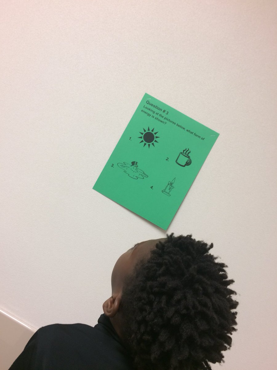 amann4edu's tweet photo. Need an easy way to add movement into an activity?  Staple it up in a hallway!  You can see All your Ss all the time too! https://t.co/UDcS4LQva5