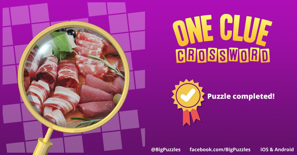 kharlha69's tweet photo. I completed a puzzle in One Clue Crossword. Play now for free!
https://t.co/ILZ7kKtpwG #OneClueCrossword https://t.co/Pp7as6C65m