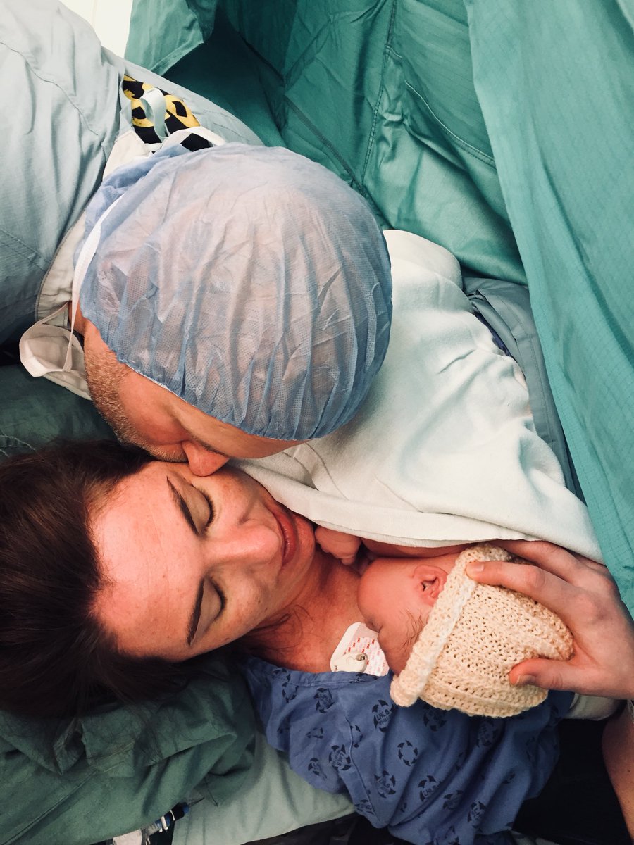 On Saturday, January 6th at 7:26pm, Pete and I welcomed our daughter, Addyson Janet, weighing 8lbs 5 oz in to this world. Nothing prepares you for a love like this. Time for Green Friday onesies #family #futureboss