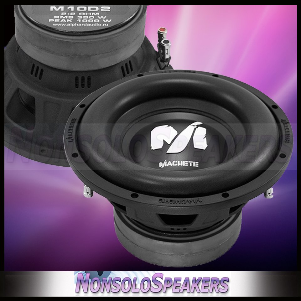 machete subwoofers