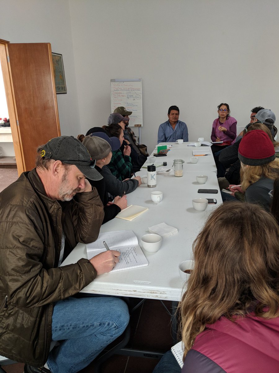 Today <a href="/OTGglobal/">On The Ground</a> Delegates are learning about <a href="/Mayavinic/">Maya Vinic</a>'s #coffee roasting, exportation, local markets and historic challenges at the cooperatives roastery. #GrowTogether