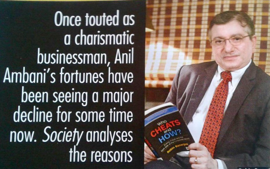 chefananya's tweet photo. #societymagazine @SocietyMagCo @MagnaMagazine #RobinBanerjee #AnilAmbani -the rise and fall! #WhoCheatsandHow ! Fascinating read ! Guys grab a copy today ! @Rubenbanerjee @RobinBanerjee20 @sanjitsen11 https://t.co/87Z884kWii